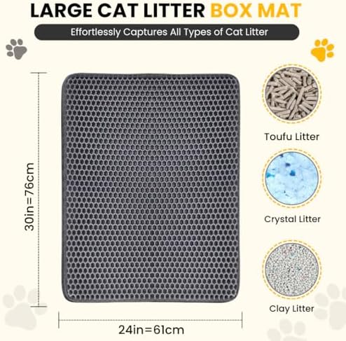 Andalus Brands Large Cat Litter Mat - Image 2