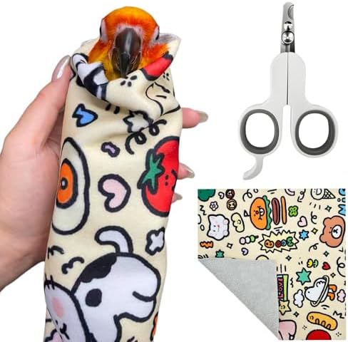 Bird Nail Clippers, Parrot Grooming wrap, 2in1 by Unknown