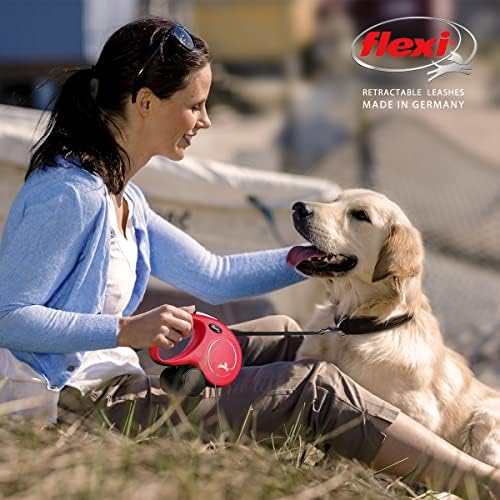 Flexi New Classic Cord Black Retractable Dog Lead Small 12kg - 8M - Image 2