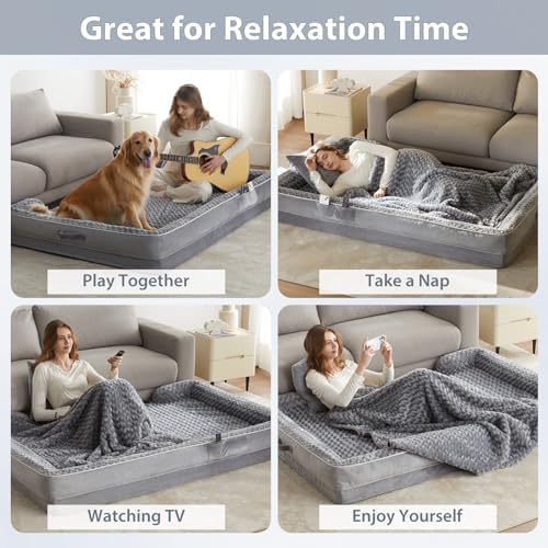 WNPETHOME Orthopedic Washable Human Dog Bed - Image 6