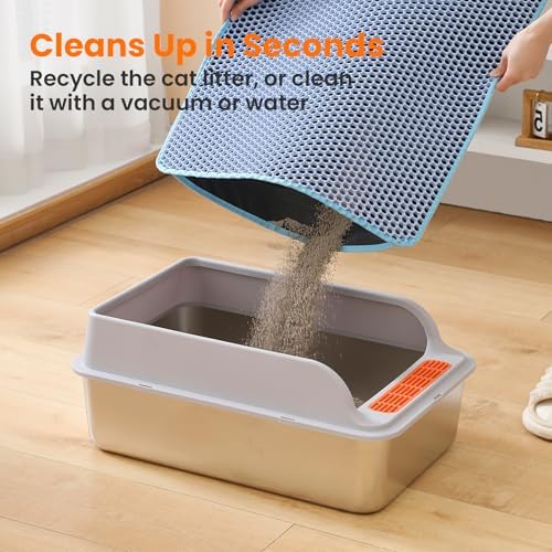 Extra Large Cat Litter Mat XXL, Double Layer Honeycomb - Image 5