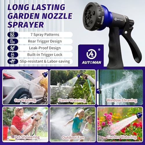 AUTOMAN Garden Hose Nozzle, Water Sprayer Nozzle - Image 6