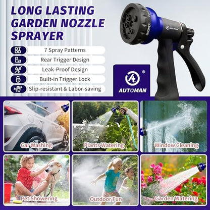 AUTOMAN Garden Hose Nozzle, Water Sprayer Nozzle - Image 6
