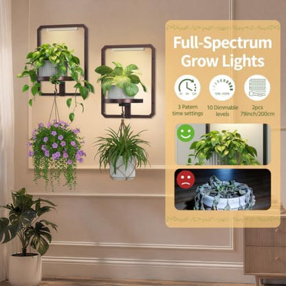 LASZOLA Plant Picture Frame Holder Shelf Wall - Image 3