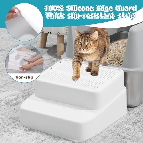 BALAPET Adjustable 3 Steps Litter Box Ramp - Image 3