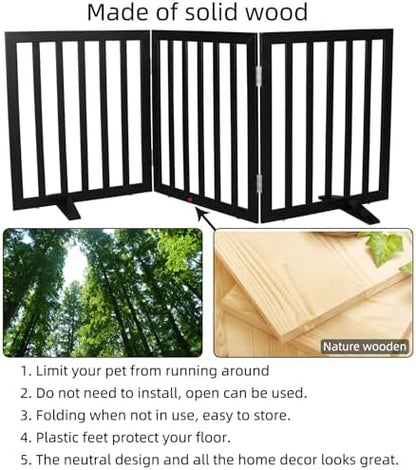 ZJSF Freestanding Indoor Dog Gate - Image 6