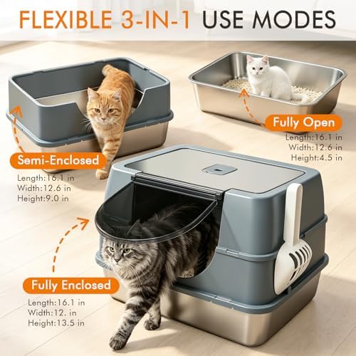Stainless Steel Litter Box - Image 2