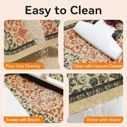 Cat Litter Mat, Waterproof & Urine-Proof Litters Catcher Mats, Keep Floor Clean - Image 4