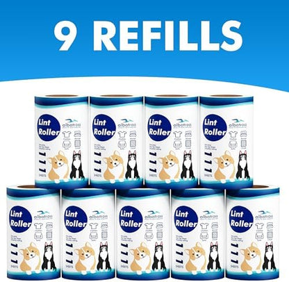 Albatross Health New England 999 Sheets Lint Rollers Refills, 9 Rollers - Image 5