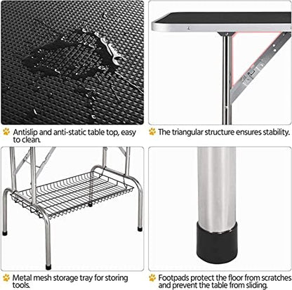 Pet Dog Grooming Table, Adjustable Large Heavy Duty Professional Foldable - Image 3