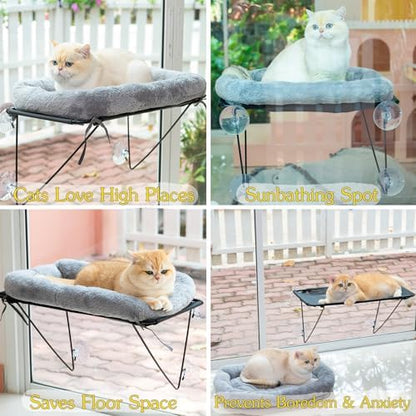 ROOVE Cat Window Perch – Luxury Cozy Hammock - Image 4