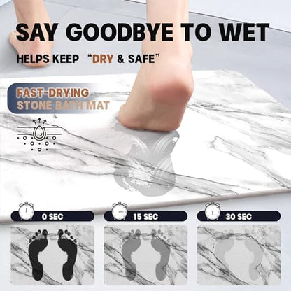 Stone Bath Mat Diatomaceous Earth Shower Mat - Image 3