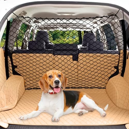 Dog Car Barrier Net Pet Car Divider Back Seat Barrier Net by STARROAD-TIM