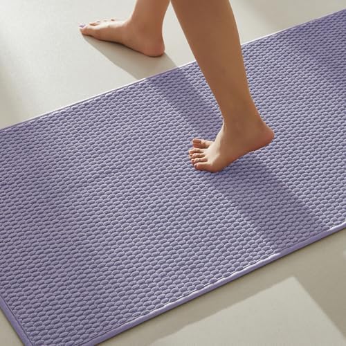 TYUU Bathroom Runner Rug, Long Bath Mat Washable Thin Quick Dry Low Pile by TYUU