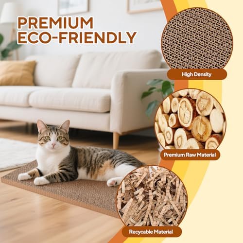 LIFLIX 7PCS Reversible Cat Scratching Pads - Image 4