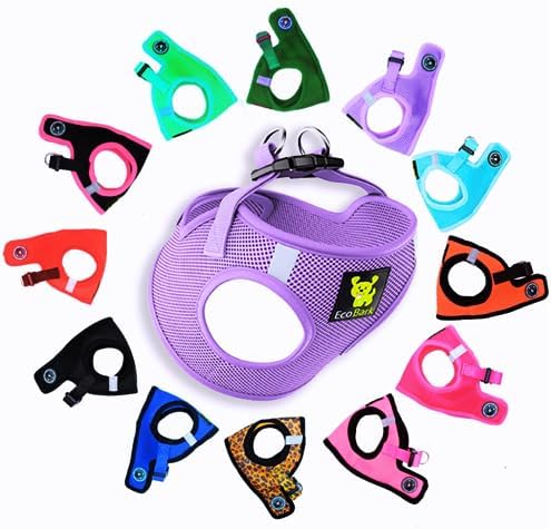 EcoBark Premium Teacup Dog Harness, Mini Step in Vest by EcoBark