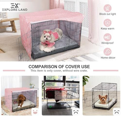 Explore Land Pattern Dog Crate Cover, 24 Inches - Image 3