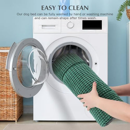 BVAGSS Reversible Dog Crate Pad, Memory Foam Pet Bed Mat, Soft Warm Machine - Image 4
