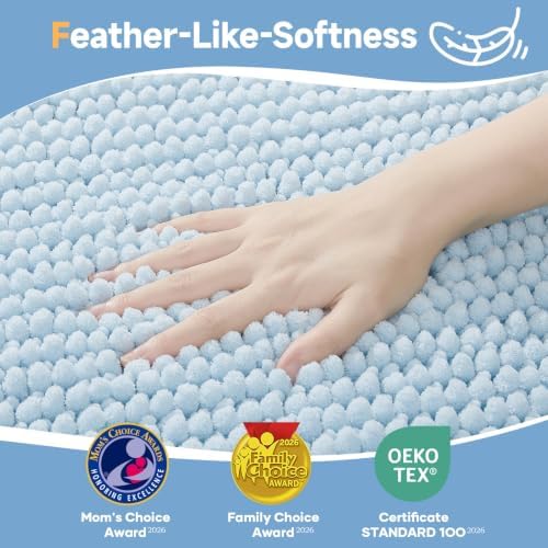 Ophanie Blue Door Mat Runner 60x36, Muddy Mats - Image 2