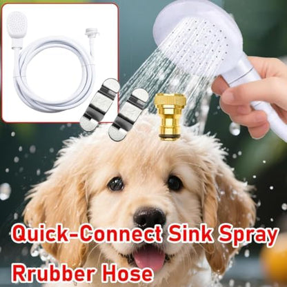 16.4Ft Quick-Connect Sink Spray Rubber Hose, Sink Hose Attachment - Image 6
