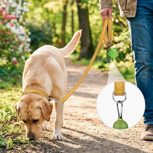 Joytale Reflective Dog Leash for Small Dogs, 5 FT x 3/4" - Image 2