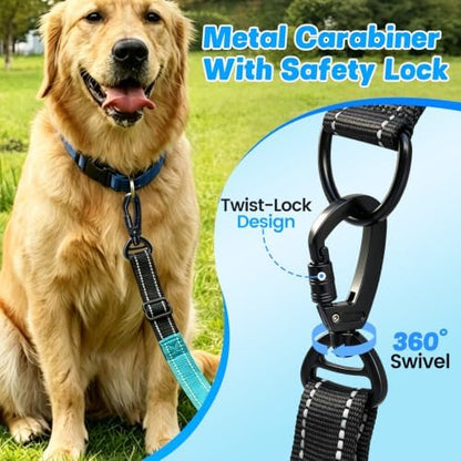 Hands Free Waist Dog Leash, 6-8FT Bungee Leash - Image 3