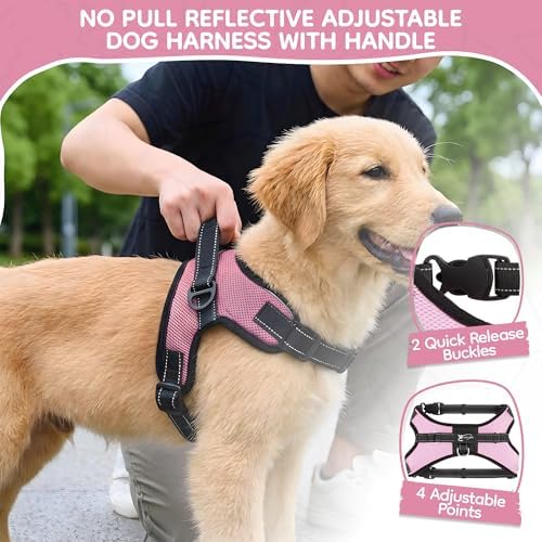 No Pull Reflective Adjustable Dog Harness - Image 2