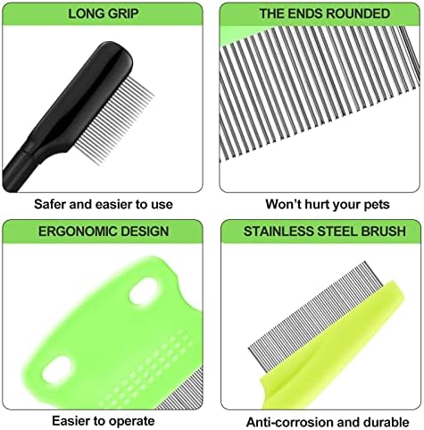 Boao 5 Pcs Dog Eye Comb Tear Stain Remover Grooming - Image 3