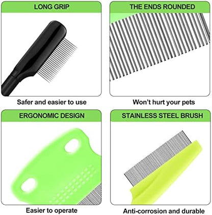 Boao 5 Pcs Dog Eye Comb Tear Stain Remover Grooming - Image 3