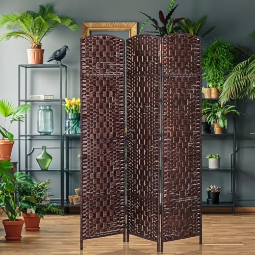 HOMCOM Room Divider 3-Panel, 6FT-Tall Folding Privacy Screen - Image 6