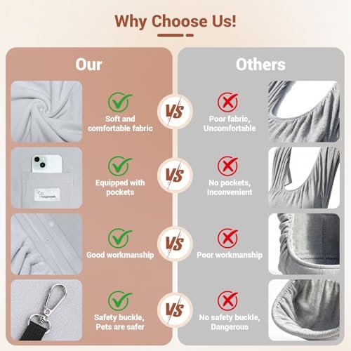 Cat Sling Carrier, Hands-Free Pet Sling - Image 4