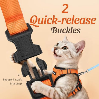 Dooradar Cat Harness and Leash Set, Adjustable and Escape Proof - Image 4
