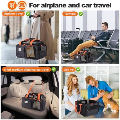 pidipiti 19x13x9 top Expandable pet Carrier, - Image 6