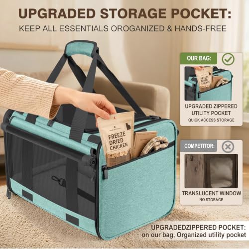 Soft Sided Cat Carrier for Anxious Pets - Image 6