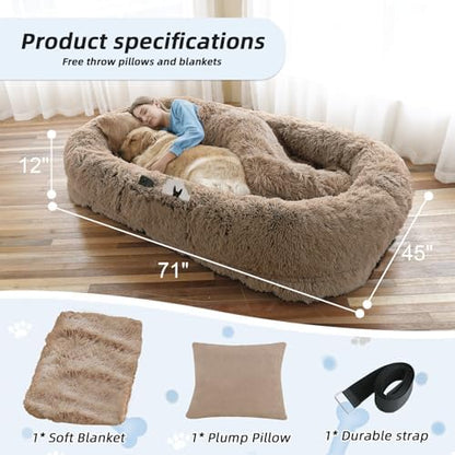 WROS Human Dog Bed for Adult - Image 6