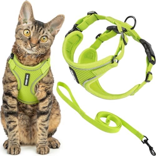 Voyager Escape-Proof Step-in Cat Harness & Leash by BestPetSuppliesLLC