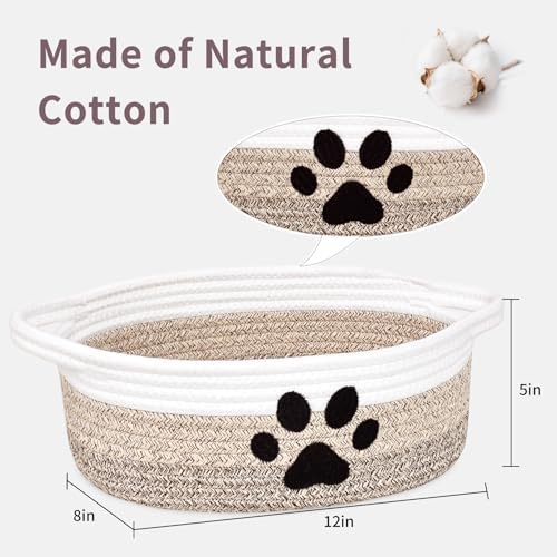 Small Woven Dog Toy Basket - Image 2