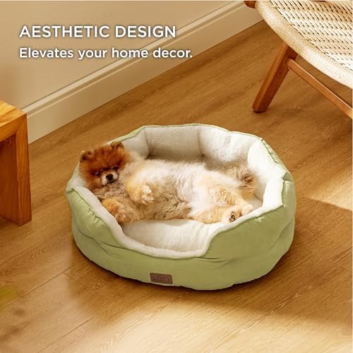 Bedsure Small Dog Bed Washable, Round Cat Beds - Image 5