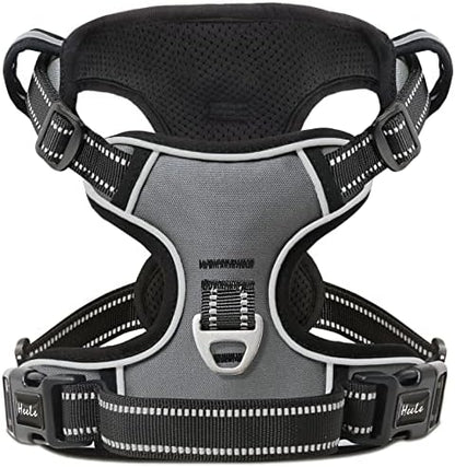 HEELE Dog Harness, No Pull Adjustable Padded Reflective Harness by HEELE