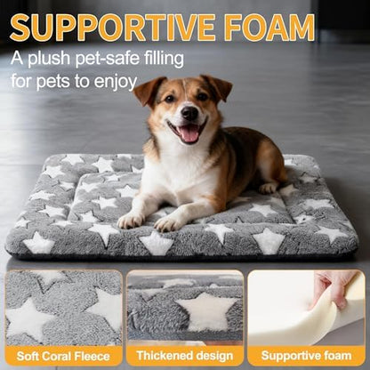 Dog Bed Mat, Reversible & Soft Dog Beds Crate Pad - Image 3
