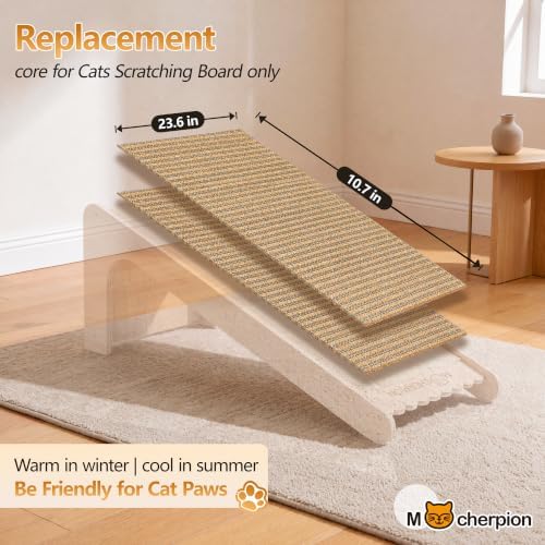 Cork Cat Scratch Pad-2Pcs Replaceable Scratching Mats - Image 4