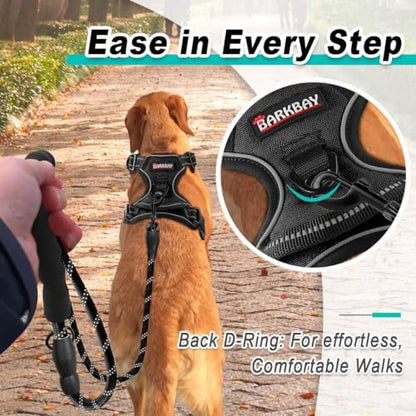 BARKBAY Dog Harness for Small Sized Dog No Pull 2 Leash Clips Dog Vest - Image 3
