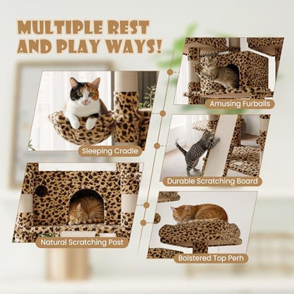 SHA CERLIN 81 Inches Extra Large Cat Tree - Image 5