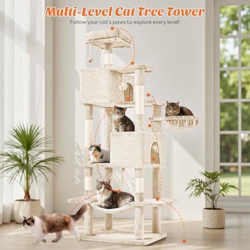 DUMOS Large 66 Inch Cat Tree Tower - Image 5