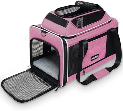 Top-Expandable Cat Carrier 18x11x11, United Delta American Airline Approved by Comfortforyourpets