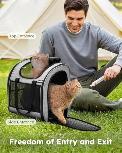 Pecute Cat Backpack with Widened Interior Space, Upgraded Dog Backpack Carrier - Image 6