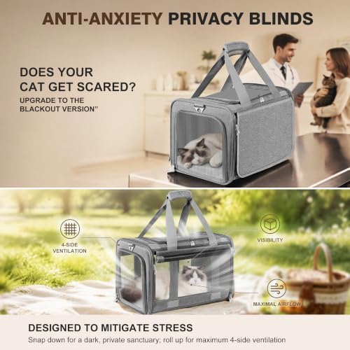 Soft Sided Cat Carrier for Anxious Pets - Image 2