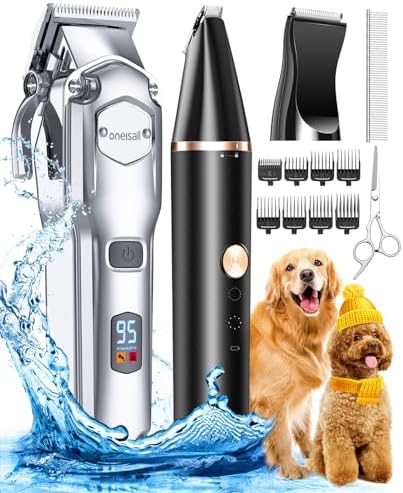 oneisall Dog Clippers Grooming Kit by oneisall