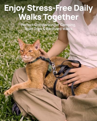PetThem Adjustable Cat Harness and Leash Set Escape Proof - Image 6