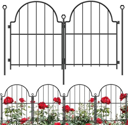 30 Pack Decorative Garden Fence, 17in x 32ft, by Blingluck